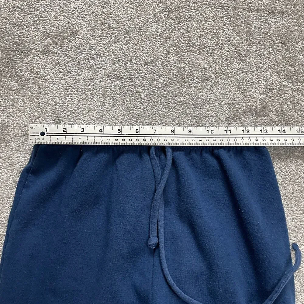 Blair Sweatpants Womens Medium Blue 26x28 Straight Leg Soft Elastic Waist Ladies